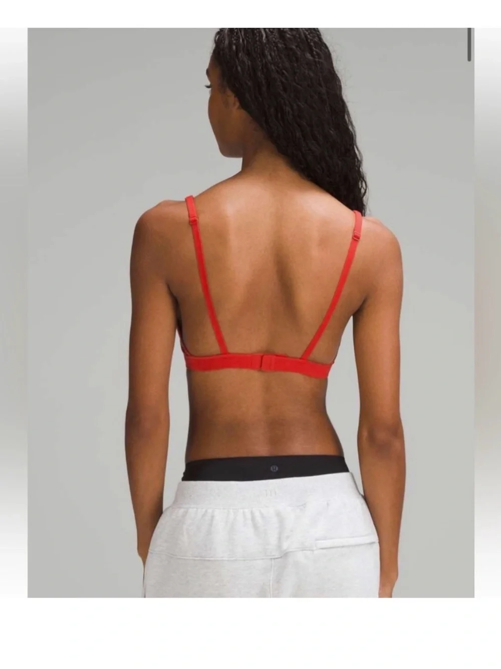 lululemon athletica Red V-Neck Bralette